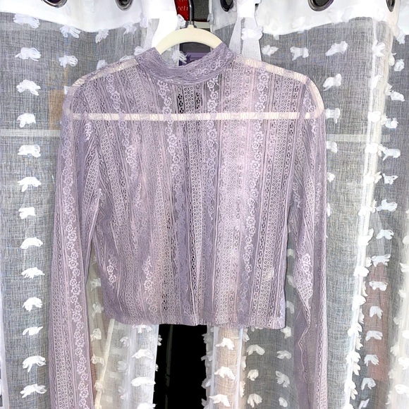 wild fable Tops - SHEER LACE TOP